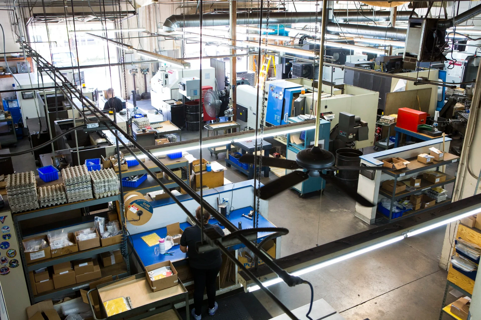 Bedard Machine shop floor